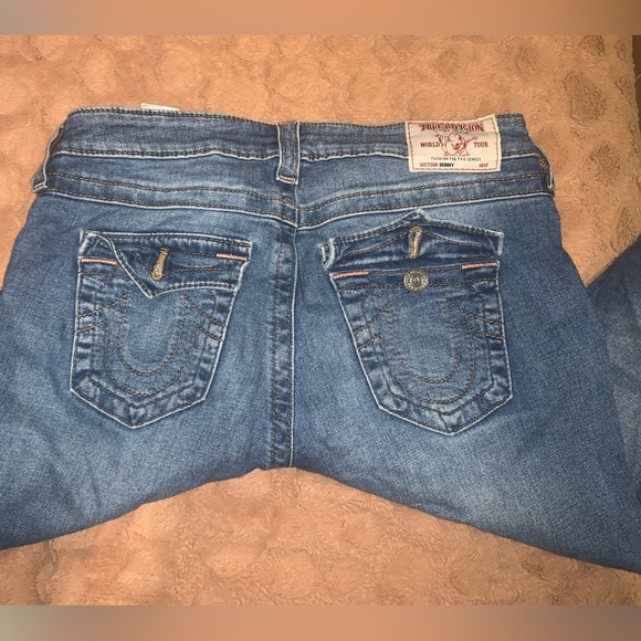 Authentic True Religion jeans, skinny bootcut style. - Picture 2 of 3